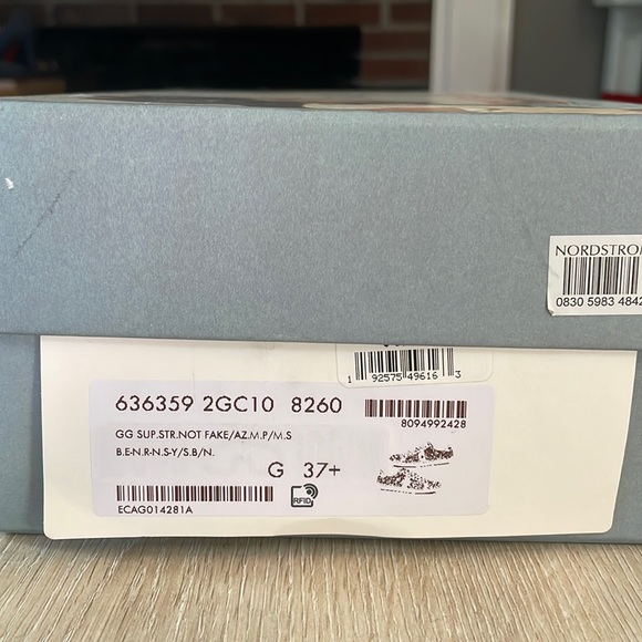 Gucci Ace Supreme Fake/Not Fake Sneakers - 37.5 - Picture 3 of 9